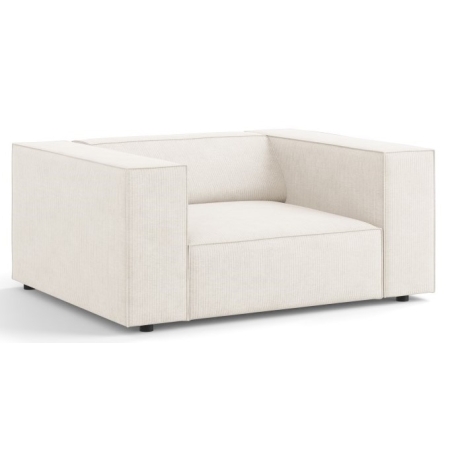 Arendal chenille armchair with corduroy effect Cosmopolitan Design