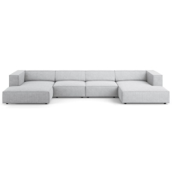 Kolor tapicerki: shades of grey Arendal chenille with corduroy effect Cosmopolitan-design: Gris Clair (Bra2) 