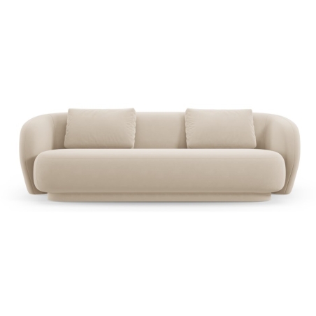 Sofa 3-os. Camden Welur Cosmopolitan-design beżowa