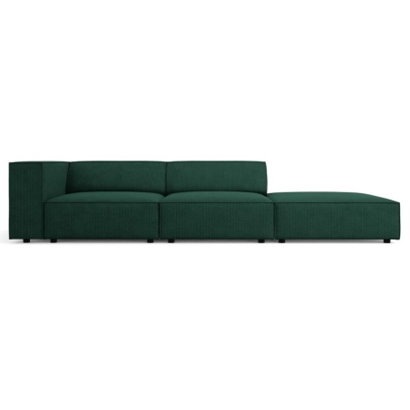 4-seater chenille sofa with corduroy effect Arendal 3 SO L/P Cosmopolitan Design