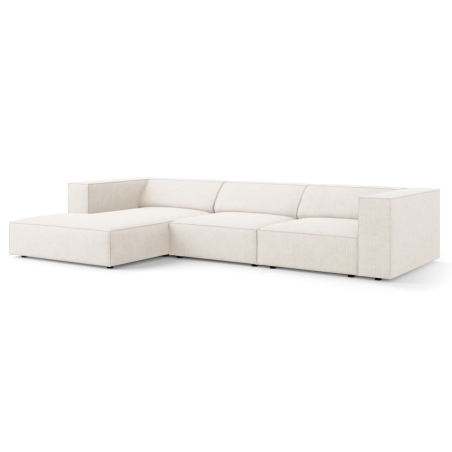 Arendal 4-seater corner sofa chenille with corduroy effect Cosmopolitan Design