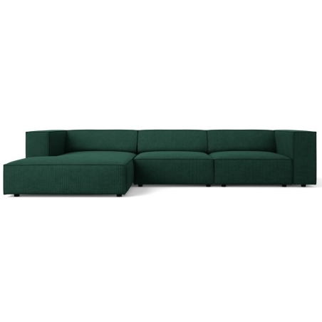 Arendal 4-seater corner sofa chenille with corduroy effect Cosmopolitan Design