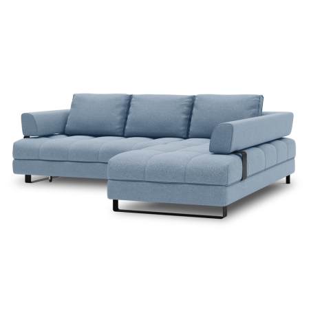 Clinton sofa bed with sleeping function Structural fabric Cosmopolitan-design