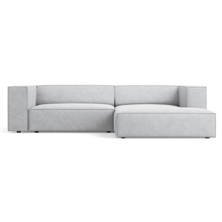 Arendal 3-seater corner sofa chenille with corduroy effect Cosmopolitan Design