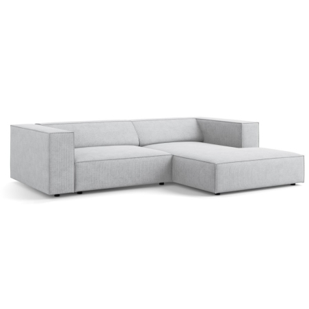 Arendal 3-seater corner sofa chenille with corduroy effect Cosmopolitan Design