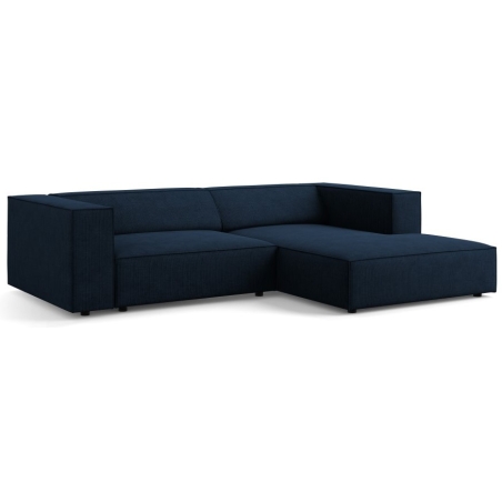 Arendal 3-seater corner sofa chenille with corduroy effect Cosmopolitan Design