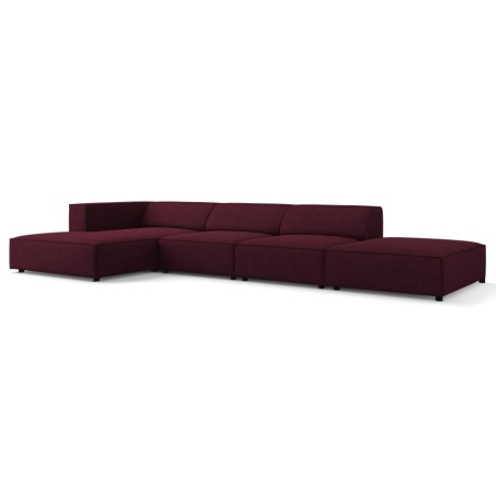 5-seater Arendal chaise lounge sofa with corduroy effect Cosmopolitan Design