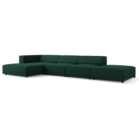5-seater Arendal chaise lounge sofa with corduroy effect Cosmopolitan Design