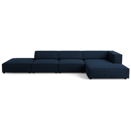 5-seater Arendal chaise lounge sofa with corduroy effect Cosmopolitan Design
