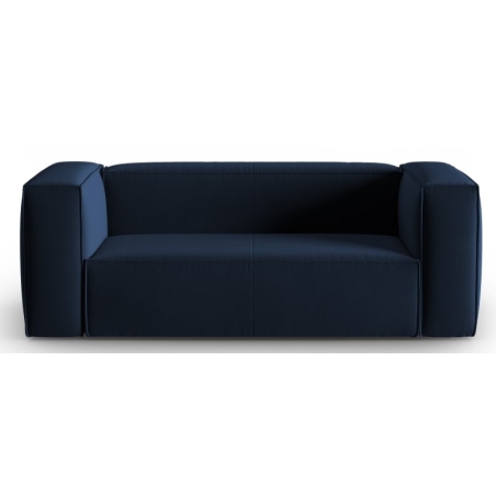 Sofa 2-osobowa Mackay welur Cosmopolitan Design granatowy