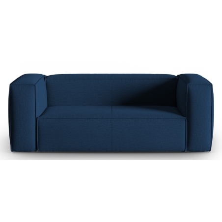 Sofa 2-osobowa Mackay strukturalny aksamit Cosmopolitan Design granat