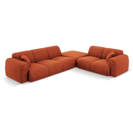 Narożnik Nolio Cosmopolitan-design pomarańczowy prawy