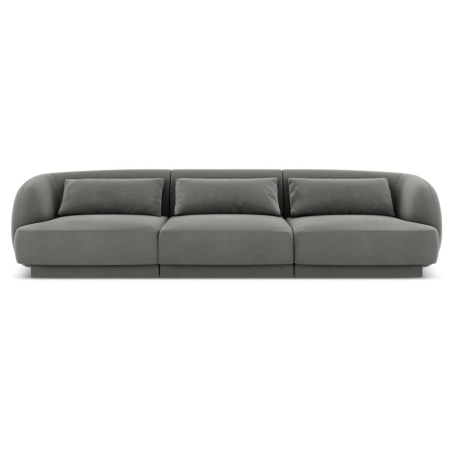 Cosmopolitan-design 3-seater sofa Tulum velour