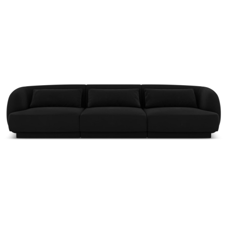 Cosmopolitan-design 3-seater sofa Tulum velour