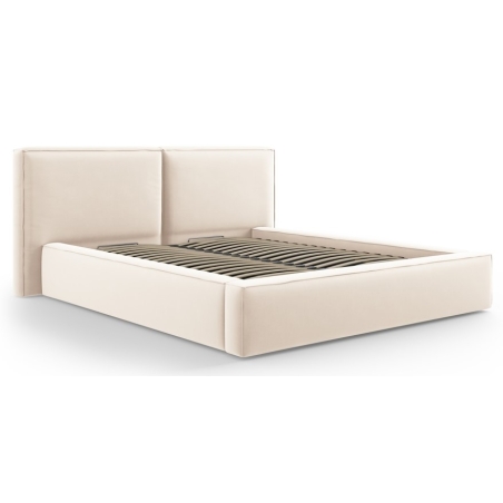 Łóżko tapicerowane z pojemnikiem 180x200 Arendal welur Cosmopolitan Design