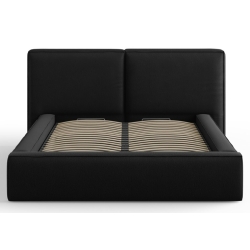 Kolor tapicerki: shades of black Structured fabric Arendal bed Cosmopolitan Design: Noir (Meg368) 