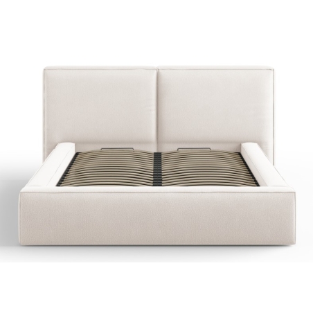 Upholstered bed with box 200x200 Arendal structural fabric Cosmopolitan Design