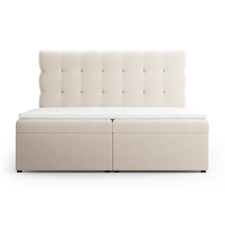 Continental bed Bali 160x200 velour Cosmopolitan-design