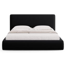 Kolor tapicerki: shades of black Velour Colonel and Nicolas Beds Cosmopolitan-design: Noir (Riv100) 