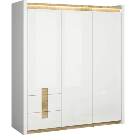 Alameda wardrobe Black Red White