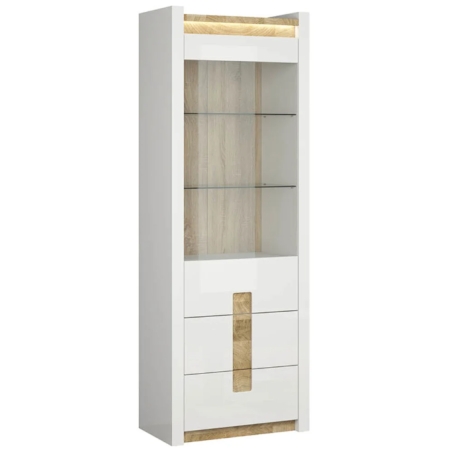 Alameda Black Red White cabinet