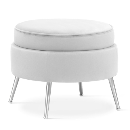 kolor - odcienie szarego, Nogi Metalowe Atreve - Srebrny, Tkaniny Atreve gr. I - Trinity 32