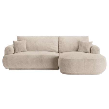 Strona narożnika - Prawa, kolor - odcienie beżu, Tkaniny Micadoni tkanina strukturalna - Sorella 05