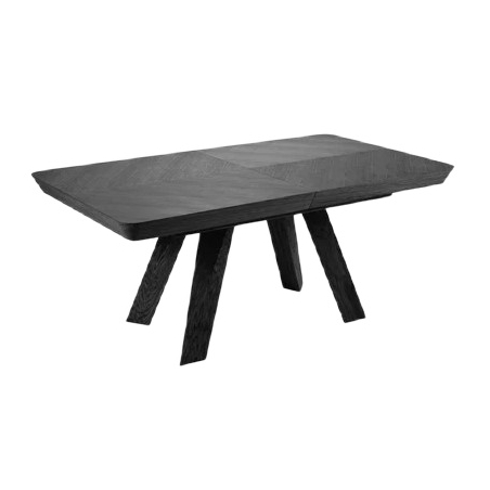 Micadoni table veneer/oak colouring - Black oak veneer and black oak