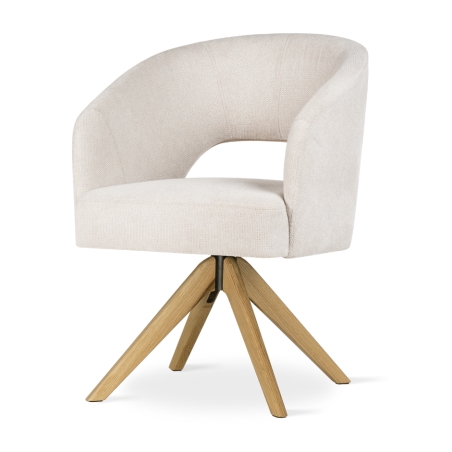 Ines Supreme Wood swivel chair Atreve