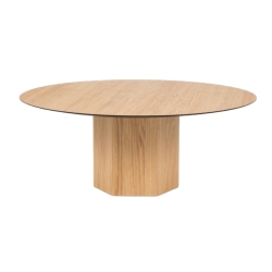 Micadoni Sahara table colouring: Natural oak veneer 