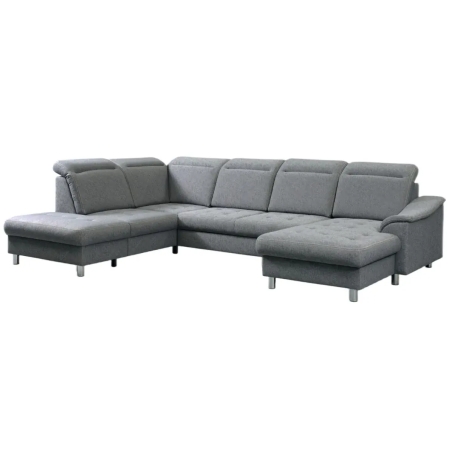 Corner side - Left, colour - shades of grey, MebloSoft size 3 - Aston 17