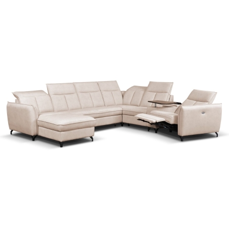 Corner sofa with electric relaxation function 338x315 Romantica Meblosoft