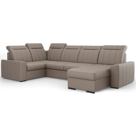 Corner side - Rights, colour - shades of beige, MebloSoft size 3 - Royal Velvet 03