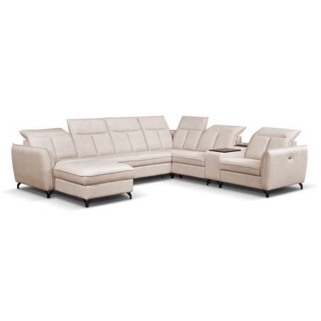 Corner sofa with bar 338x299cm Romantica Meblosoft