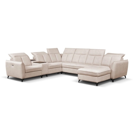 Corner sofa with bar 338x299cm Romantica Meblosoft