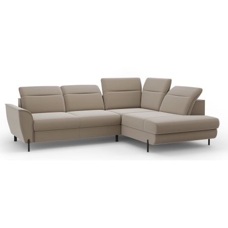 Corner side - Rights, colour - shades of beige, MebloSoft size 3 - Royal Velvet 03