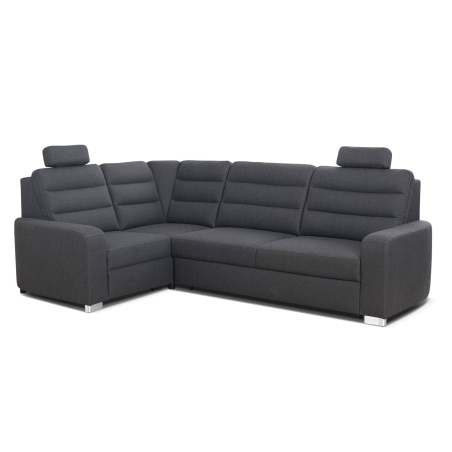 Corner side - Left, colour - Dark grey, MebloSoft size 3 - Aston 18