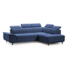 Narożnik Loft UP-2F 268X203cm Meblosoft strona prawa niebieski