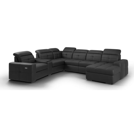 Corner sofa with bar LUX 341x322 Canton Meblosoft