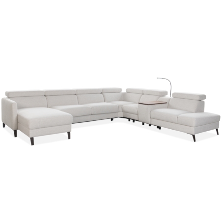 Tulipano Vero corner unit with USB port and bar
