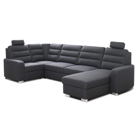 Strona narożnika - Prawa, kolor - Ciemny szary, MebloSoft Gr.3 - Aston 18