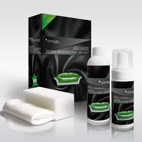Upholstered furniture care set Eco Leather and ByCast Comodo