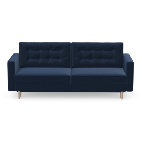 Pushman gr. 1 - Magic velvet 2204, colour - navy blue, Kalle and tivoli leg colours - Nature