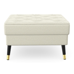 Kolor tapicerki: Champagne Fabrics Group 2: Puente 03 Leg colours: Black 