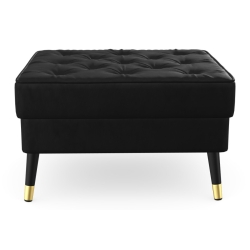 Kolor tapicerki: shades of black Fabrics Group 1: Riviera 100 Leg colours: Black 