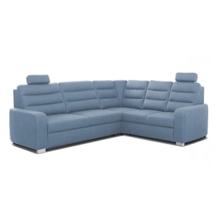 Narożnik Broadway 264x214cm Meblosoft strona prawa niebieski