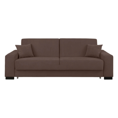 Brown Rubio sofa bed Black Red White