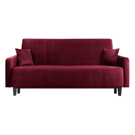 Marcia red sofa bed Black Red White