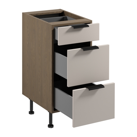 Lower kitchen cabinet Sorento D40S3 P/L AX Gała Meble