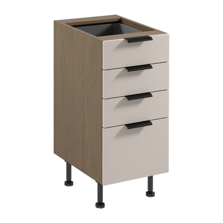 Lower kitchen cupboard Sorento D40S4 AX Gała Meble